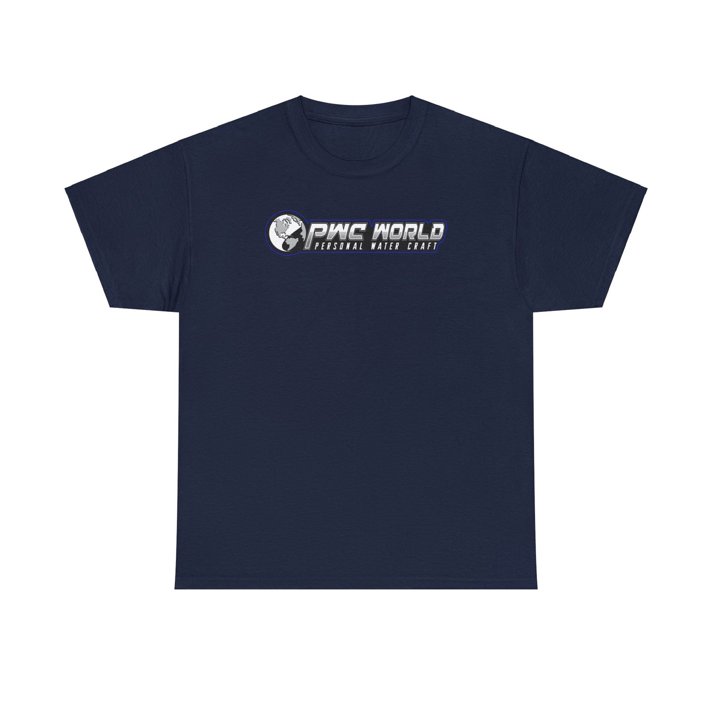 PWC WORLD Blue Logo Heavy Cotton Tee Unisex