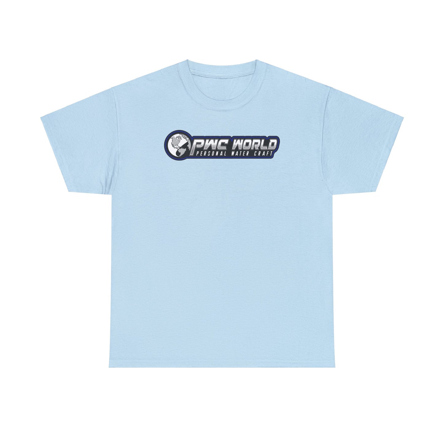 PWC WORLD Blue Logo Heavy Cotton Tee Unisex