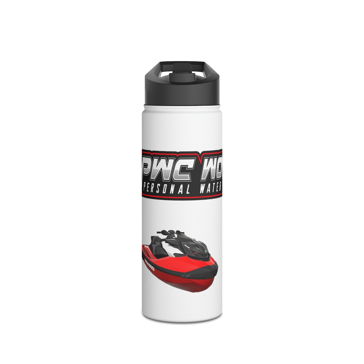 PWCWORLD Stainless Steel Water Bottle, Standard Lid